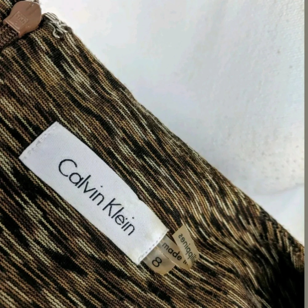 Calvin Klein Sleeveless Ruch Stretch Sheath Dress - Picture 5 of 6